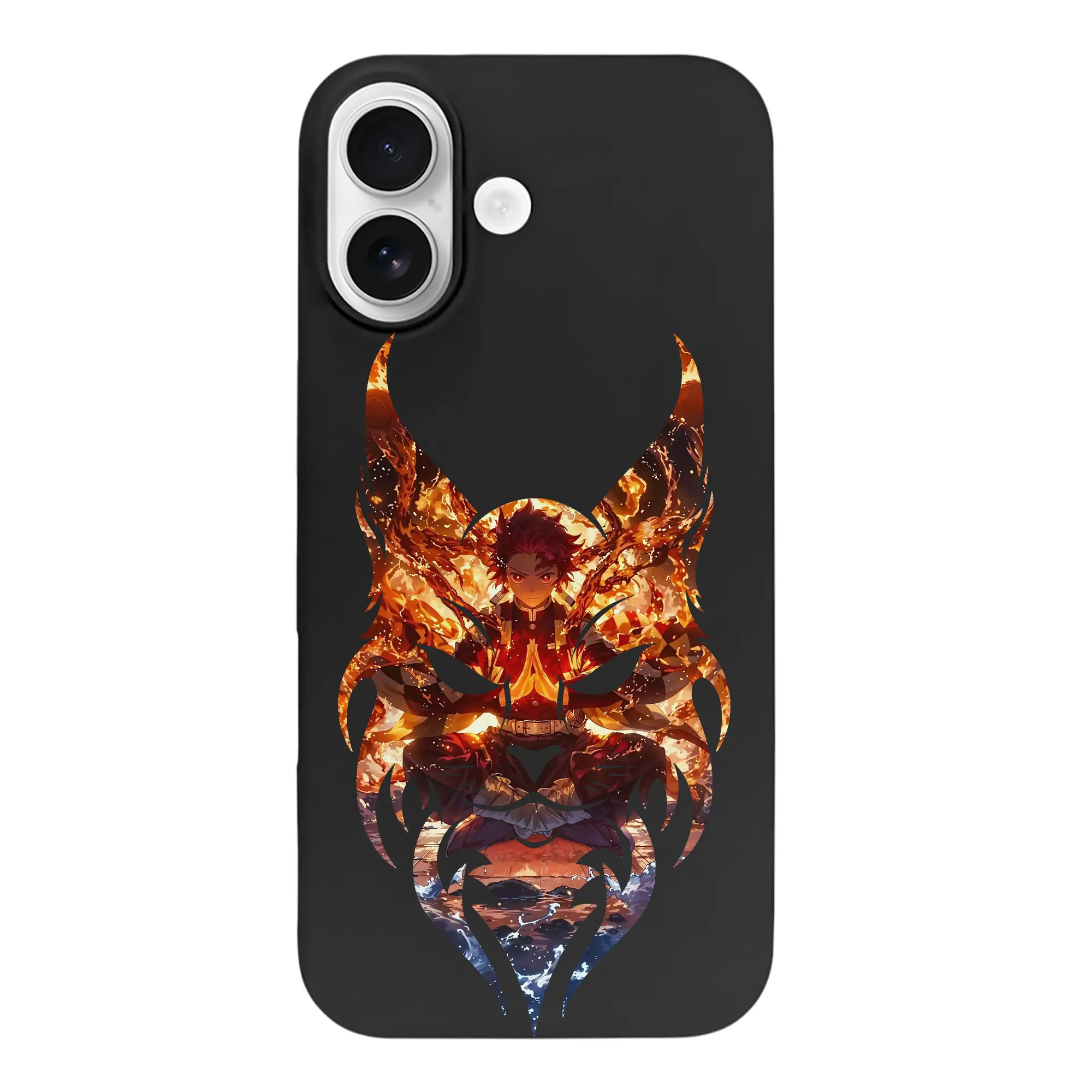 鬼滅の刃 グッズ,竈門 炭治郎 - iPhone 17 シリーズ シリコンケース 薄型 耐衝撃 指紋防止 ソフトタッチカバー 精密フィット 傷防止 保護ケース iPhone 17/17 Air/17 Pro/17 Pro Max 対応